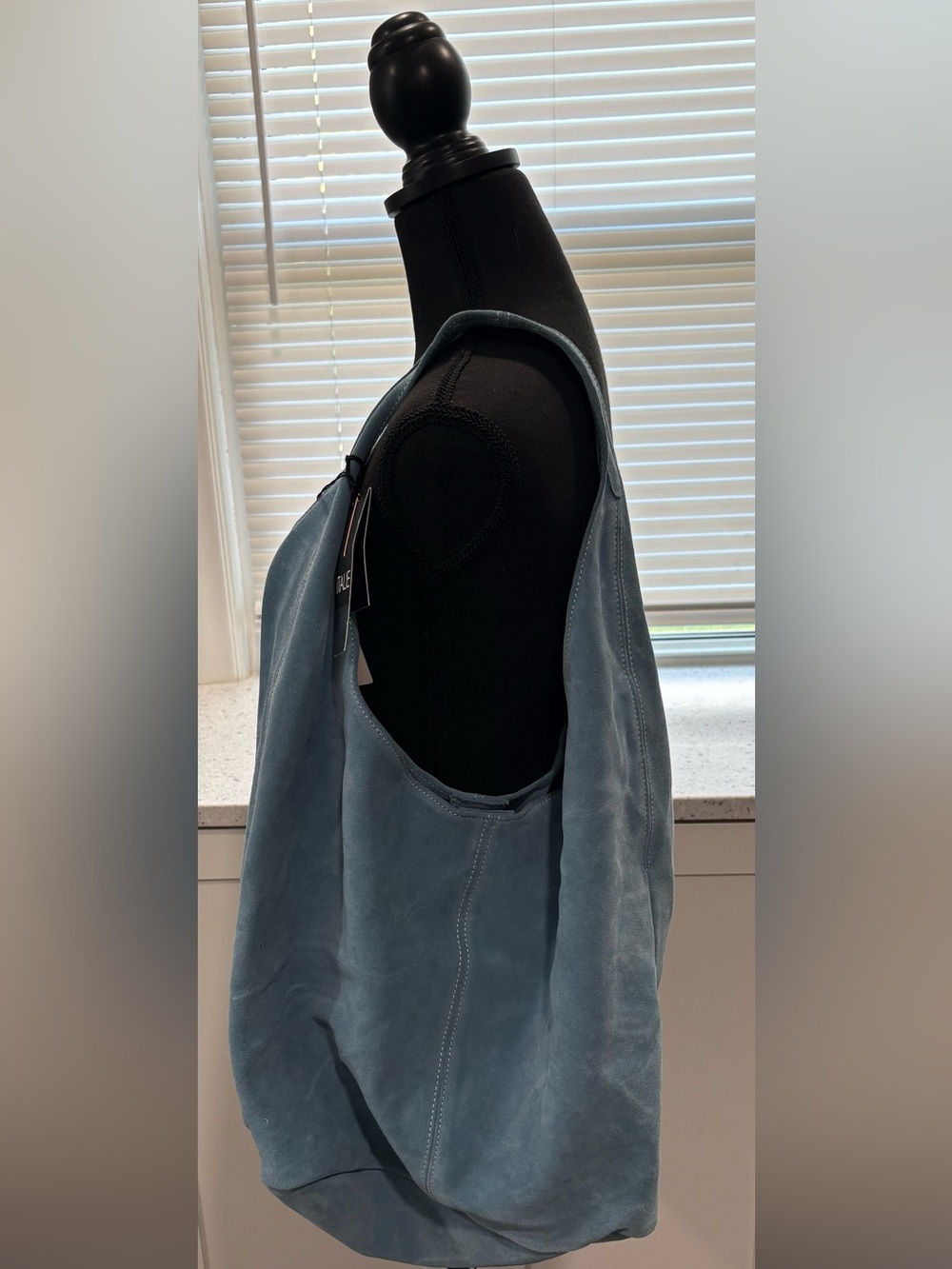 NWT Claudia Firenze Dolores Suede Hobo Shoulder Bag With Matching Zippered Pouch